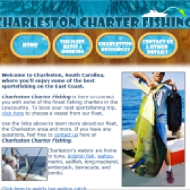 Charleston Charter Fishing web site